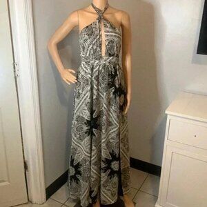 Forever 21 | Chiffon Paisley Print Halter Dress